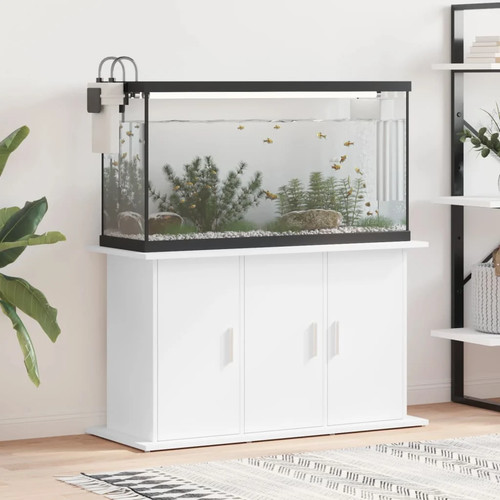 Modern wooden aquarium - modern, 1m