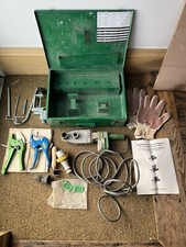 Aquatherm AQ 63 TFE 110V hand 63mm held pipe butt fusion welder plate BOXED