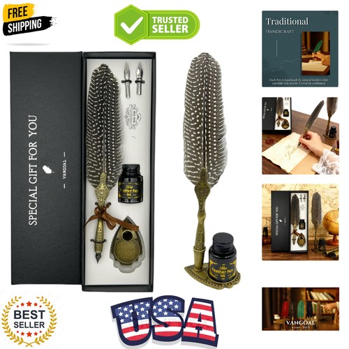 Vintage feather pen and - vintage,