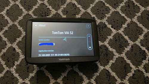 Tomtom via sat - tomtom, with