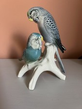 Karl Ens Germany Porcelain Budgerigar Pair