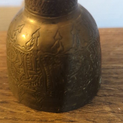 Vintage engraved brass hookah - vintage,
