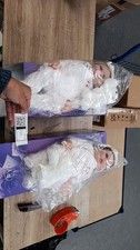 Waterproof Reborn Baby Dolls Full Body Vinyl Silicone Lovely Twins Girl Dolls UK