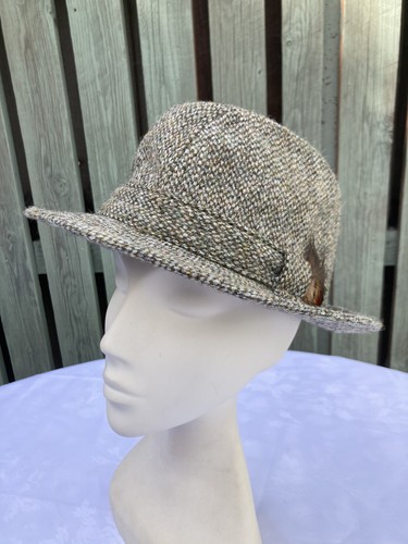 Harris tweed trilby - harris,