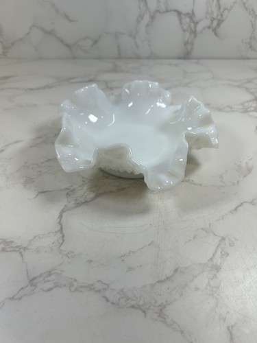 Vintage hobnail candy trinket - vintage,