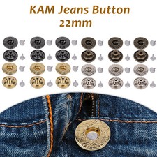 KAM No Sew Jeans Buttons with