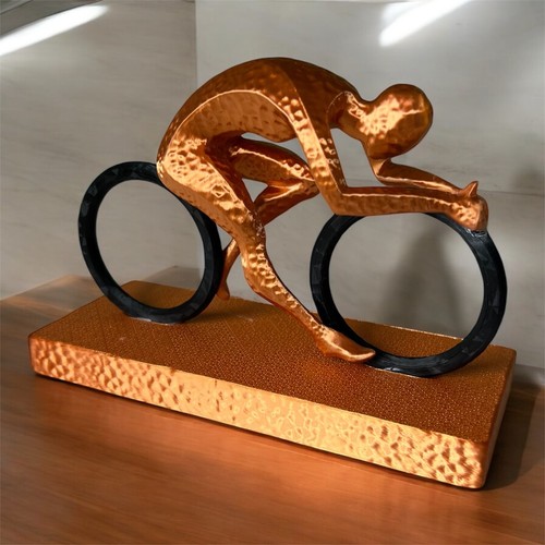Modern cyclist figurine - figurine, |
