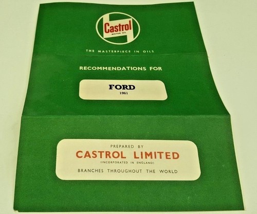 1961 ford castrol - ford,