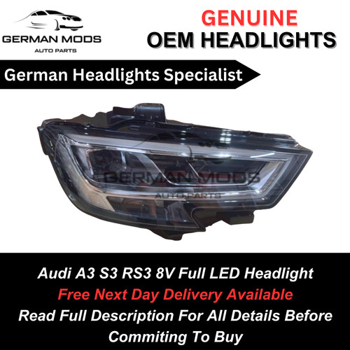 Headlight audi rs3 - headlight, 8v