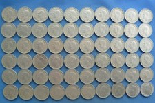 60x UK ONE SHILLING COINS