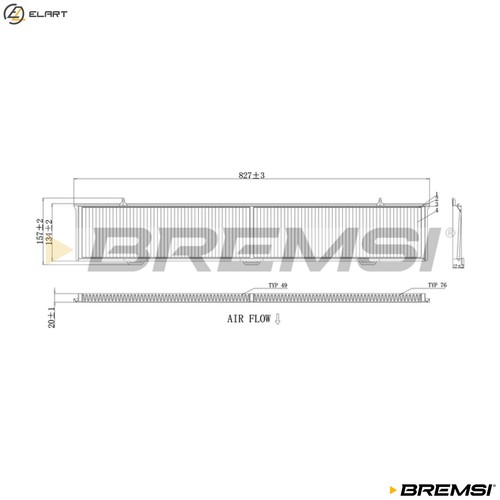 Filter cabin air fc0085a for - cabin,