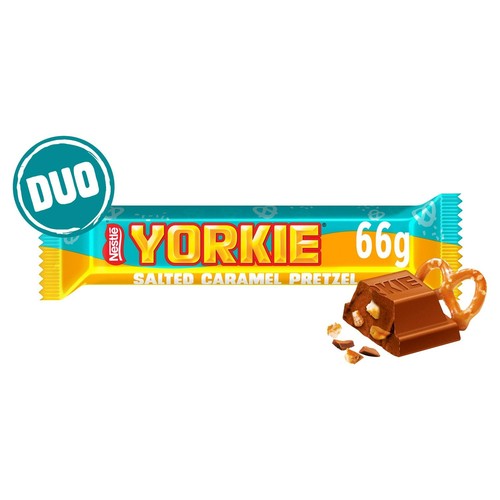 Yorkie salted caramel pretzel - salted,