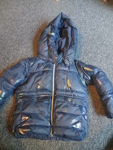 Girls blue unicorn - coat, age