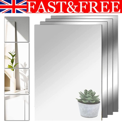 4pcs diy acrylic mirror tiles - acrylic,