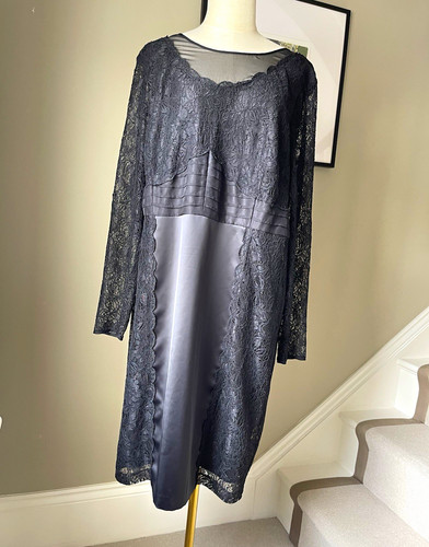 Per una black lace - lace, floral