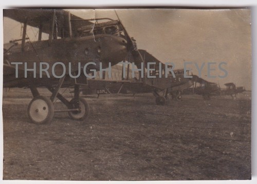 Original ww1 photo rfc line - ww1,