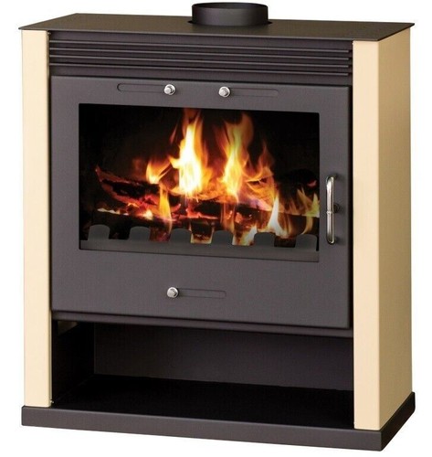 Wood burning stove 4kw - wood, wide