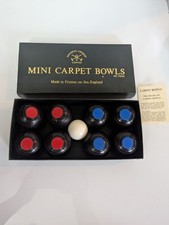 Townsend Croquet Mini Carpet bowls Made In England .Boxed .Kitch
