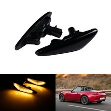 2x Black LED Side Marker