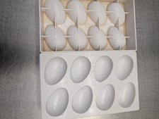 Polycarbonate Professional Chocolate Mold Small Textured Easter Eggs 1 mold 