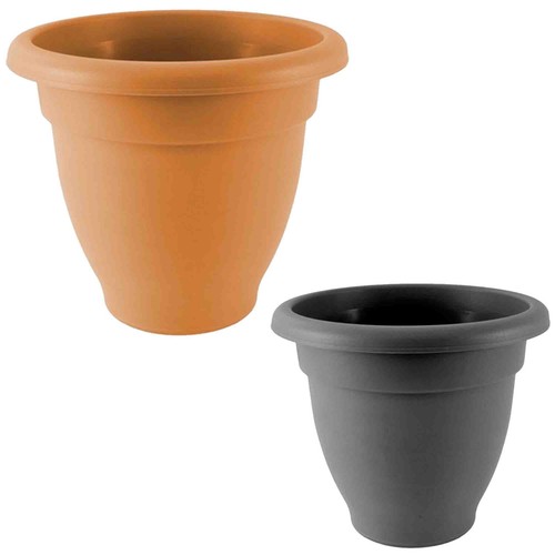 Round plant pot plastic - round,