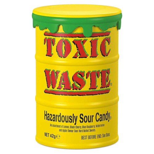 Toxic waste yellow drum - toxic,