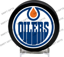 Edmonton Oilers Ice Hockey Puck 6oz regulation size and weight EIHL NHL
