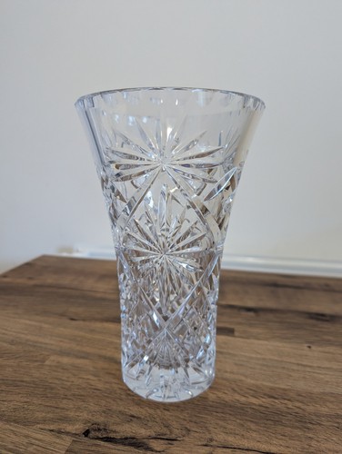Edinburgh crystal vase 8inch - crystal,