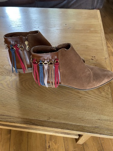 Guess tan suede ankle - guess,