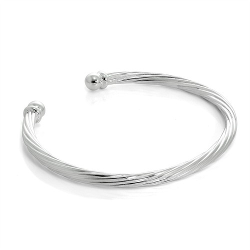 Sterling silver twisted gents - twisted,
