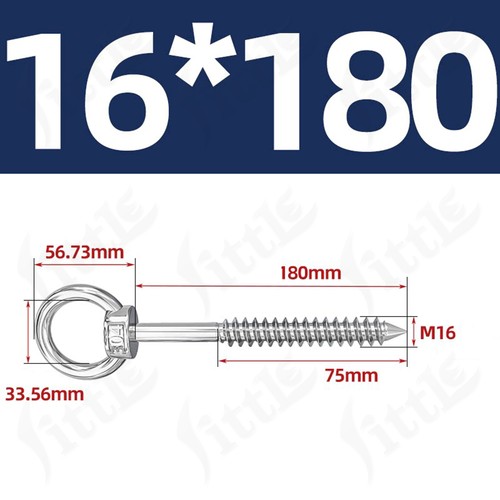 Heavy duty eye hooks - heavy, screws