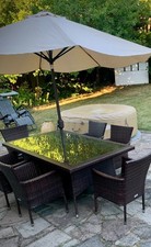 6 Seat Rattan Style Garden