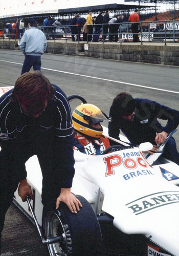 Ayrton senna silverstone - silverstone, 1983