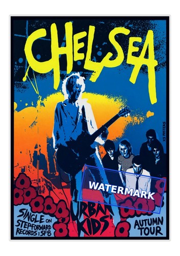 Chelsea poster print - a3,