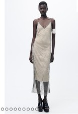 New Zara Blush Pink Midi Slip