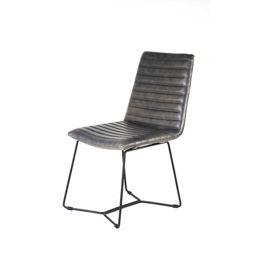 Leather chair brown genuine - leather,