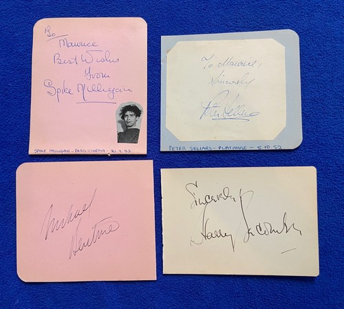 The goons signed c1952 peter - ,