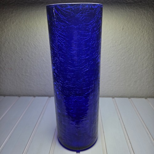 Vintage cobalt blue crackle - cobalt,