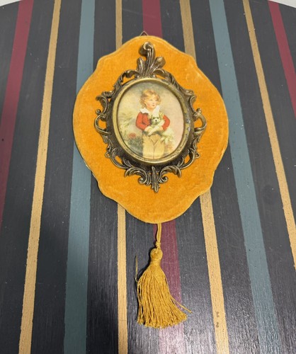 Vintage italian brass ornate - italian,