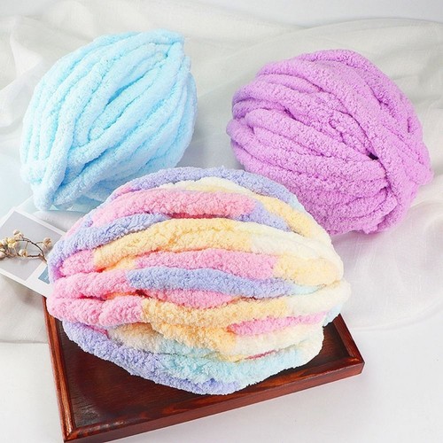 Chenille chunky yarns large - chunky,