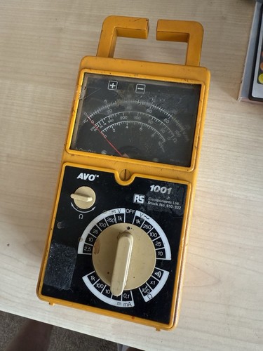Avo 1001 vintage test - avo,