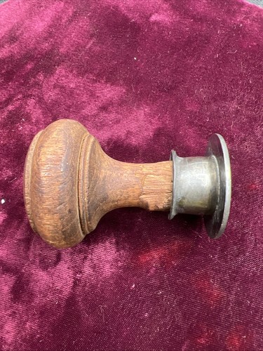 Antique wood silver wax seal - antique,