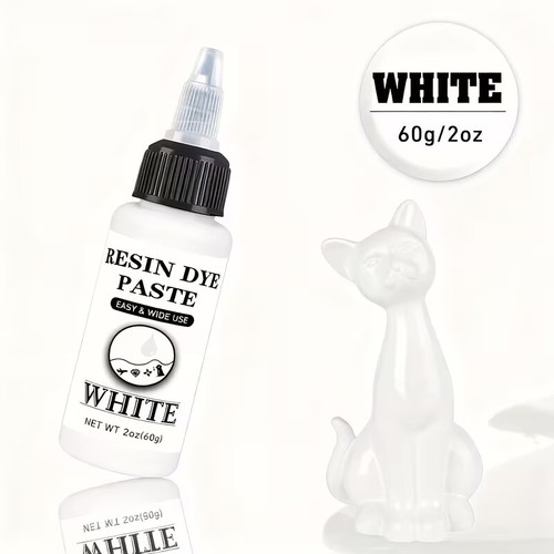White resin dye paste 120g - white,