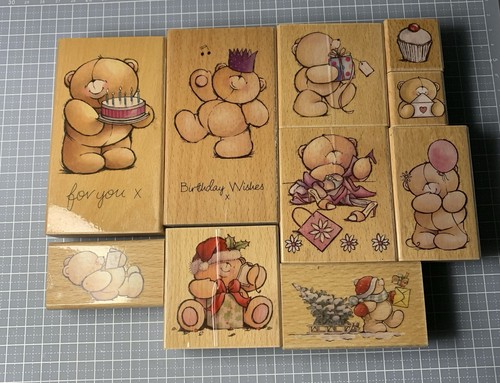 Bundle wooden block stamps - wooden,