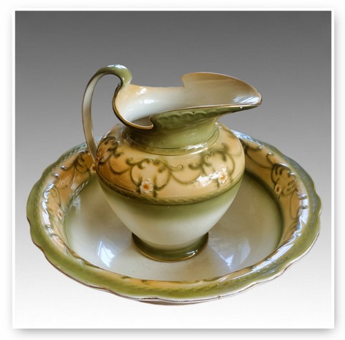 Edwardian wash bowl and - edwardian,