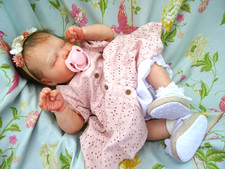 Reborn newborn baby girl realborn Bryson 19" 5lb 8oz JosyNN Josy Newborn Nursery