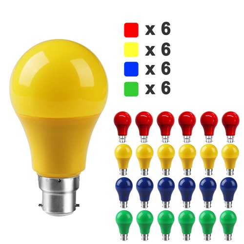 Pack b22 base red - b22, yellow
