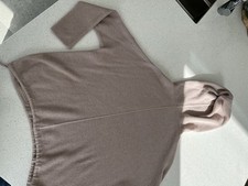 The White Company lounge  Cashmere mix Hoodie Jumper – dusty pink medium