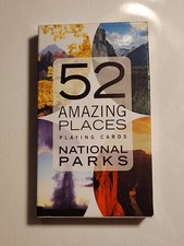 52 Amazing Places National Parks Playing cards Arcadia Yellowstone Mt Rushmore 