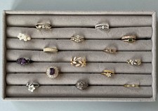 Job Lot Bundle of 15 Ladie’s Dress Rings 